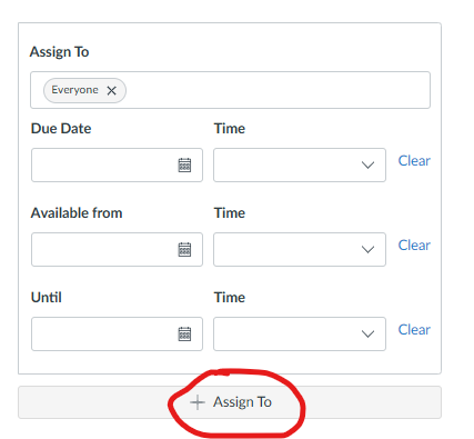 Canvas Student Extensions dialog with extra attempts and extra time fields